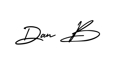 Similarly AmerikaSignatureDemo-Regular is the best handwritten signature design. Signature creator online .You can use it as an online autograph creator for name Dan B. Dan B signature style 3 images and pictures png