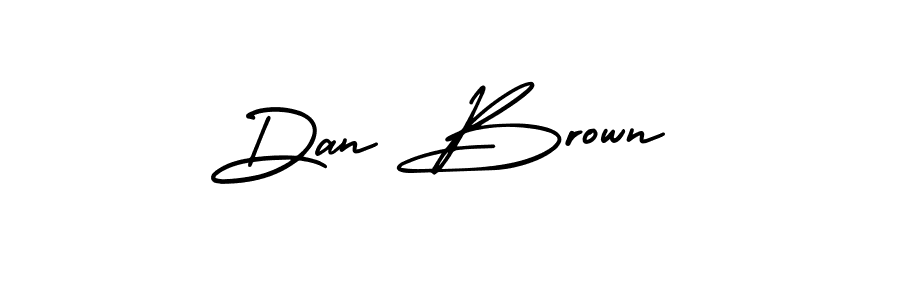 It looks lik you need a new signature style for name Dan Brown. Design unique handwritten (AmerikaSignatureDemo-Regular) signature with our free signature maker in just a few clicks. Dan Brown signature style 3 images and pictures png