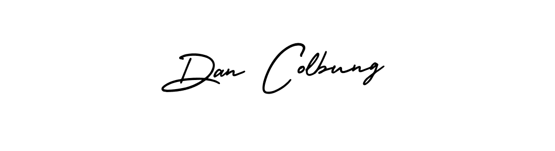 The best way (AmerikaSignatureDemo-Regular) to make a short signature is to pick only two or three words in your name. The name Dan Colbung include a total of six letters. For converting this name. Dan Colbung signature style 3 images and pictures png