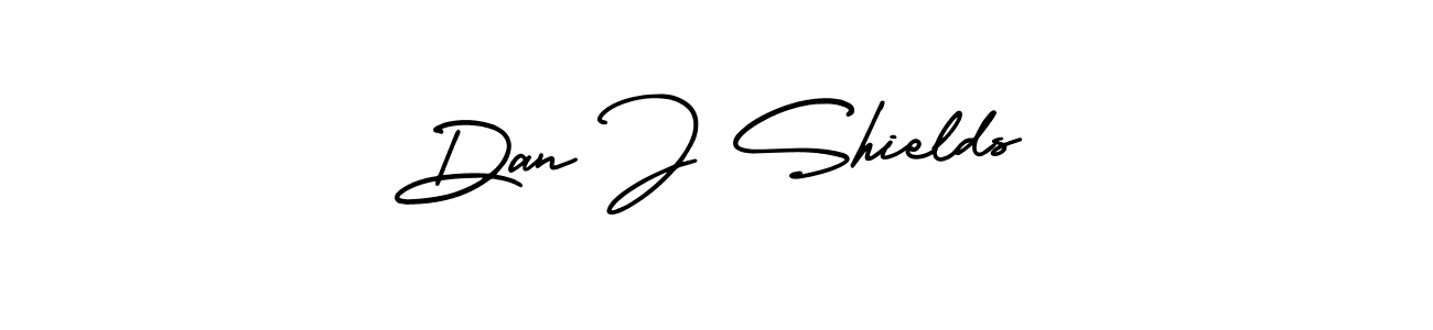 Create a beautiful signature design for name Dan J Shields. With this signature (AmerikaSignatureDemo-Regular) fonts, you can make a handwritten signature for free. Dan J Shields signature style 3 images and pictures png