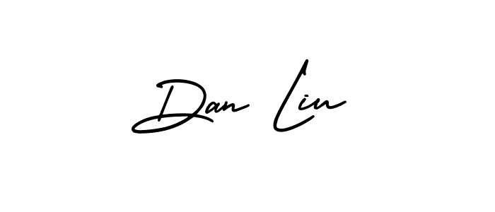 How to make Dan Liu signature? AmerikaSignatureDemo-Regular is a professional autograph style. Create handwritten signature for Dan Liu name. Dan Liu signature style 3 images and pictures png