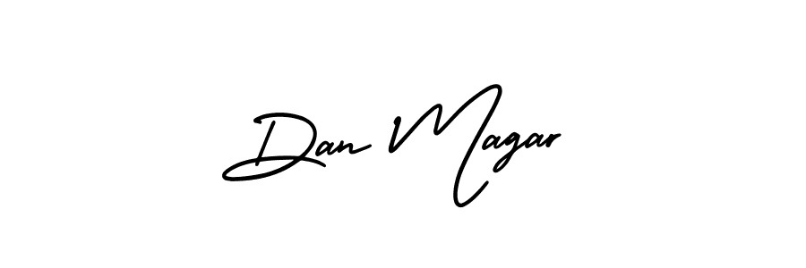 Make a beautiful signature design for name Dan Magar. With this signature (AmerikaSignatureDemo-Regular) style, you can create a handwritten signature for free. Dan Magar signature style 3 images and pictures png