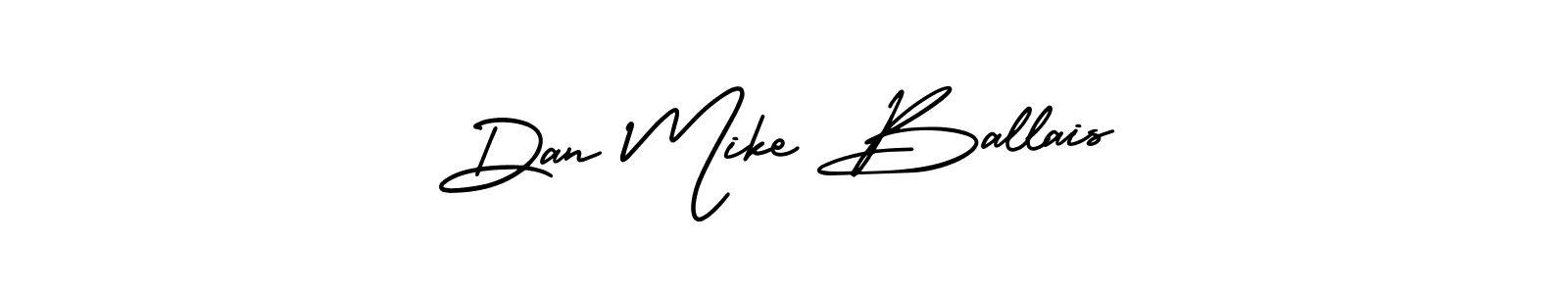 How to make Dan Mike Ballais signature? AmerikaSignatureDemo-Regular is a professional autograph style. Create handwritten signature for Dan Mike Ballais name. Dan Mike Ballais signature style 3 images and pictures png