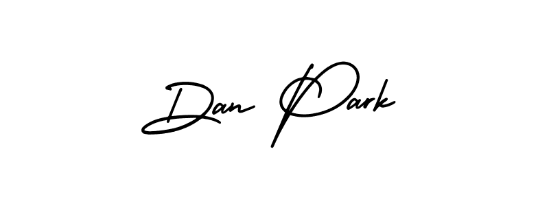 The best way (AmerikaSignatureDemo-Regular) to make a short signature is to pick only two or three words in your name. The name Dan Park include a total of six letters. For converting this name. Dan Park signature style 3 images and pictures png