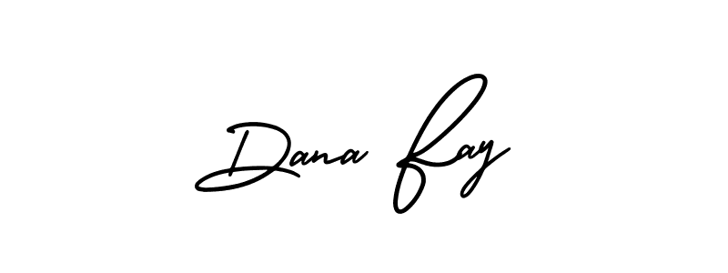 This is the best signature style for the Dana Fay name. Also you like these signature font (AmerikaSignatureDemo-Regular). Mix name signature. Dana Fay signature style 3 images and pictures png