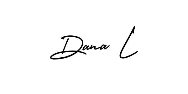 Design your own signature with our free online signature maker. With this signature software, you can create a handwritten (AmerikaSignatureDemo-Regular) signature for name Dana L. Dana L signature style 3 images and pictures png