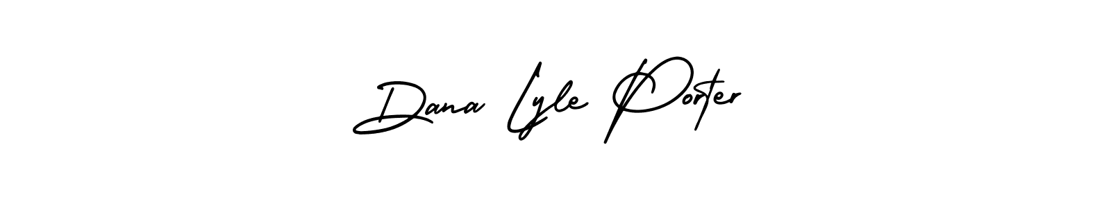 Use a signature maker to create a handwritten signature online. With this signature software, you can design (AmerikaSignatureDemo-Regular) your own signature for name Dana Lyle Porter. Dana Lyle Porter signature style 3 images and pictures png