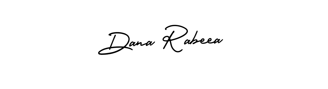 Best and Professional Signature Style for Dana Rabeea. AmerikaSignatureDemo-Regular Best Signature Style Collection. Dana Rabeea signature style 3 images and pictures png