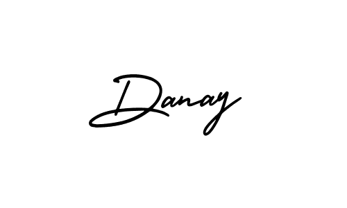 if you are searching for the best signature style for your name Danay. so please give up your signature search. here we have designed multiple signature styles  using AmerikaSignatureDemo-Regular. Danay signature style 3 images and pictures png