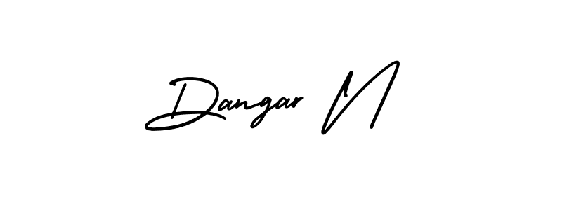 It looks lik you need a new signature style for name Dangar N. Design unique handwritten (AmerikaSignatureDemo-Regular) signature with our free signature maker in just a few clicks. Dangar N signature style 3 images and pictures png