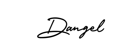 This is the best signature style for the Dangel name. Also you like these signature font (AmerikaSignatureDemo-Regular). Mix name signature. Dangel signature style 3 images and pictures png