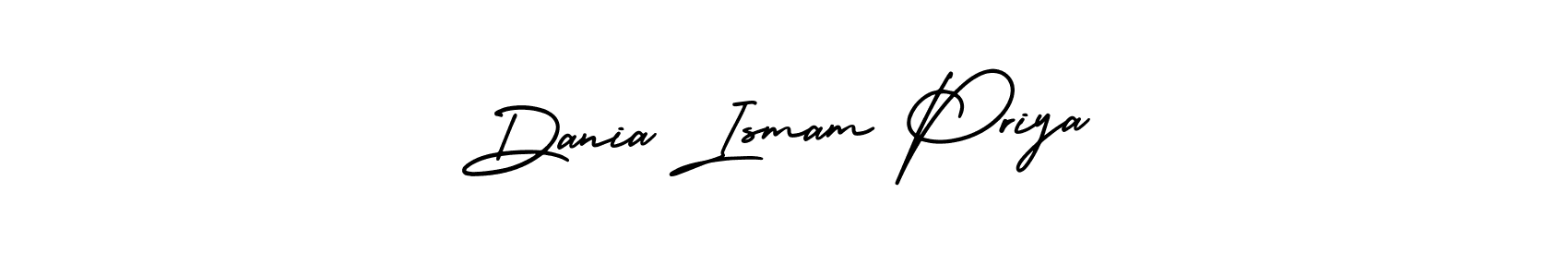 Here are the top 10 professional signature styles for the name Dania Ismam Priya. These are the best autograph styles you can use for your name. Dania Ismam Priya signature style 3 images and pictures png