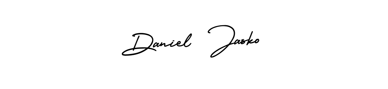 This is the best signature style for the Daniel  Jasko name. Also you like these signature font (AmerikaSignatureDemo-Regular). Mix name signature. Daniel  Jasko signature style 3 images and pictures png