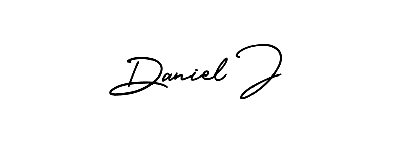 This is the best signature style for the Daniel J name. Also you like these signature font (AmerikaSignatureDemo-Regular). Mix name signature. Daniel J signature style 3 images and pictures png