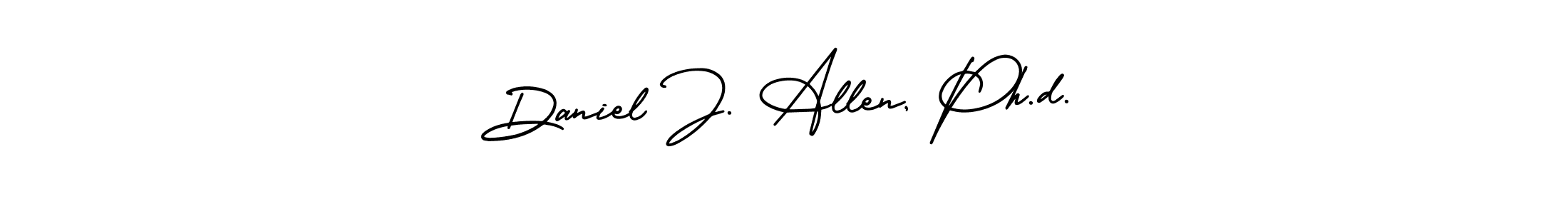 Also You can easily find your signature by using the search form. We will create Daniel J. Allen, Ph.d. name handwritten signature images for you free of cost using AmerikaSignatureDemo-Regular sign style. Daniel J. Allen, Ph.d. signature style 3 images and pictures png