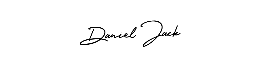 The best way (AmerikaSignatureDemo-Regular) to make a short signature is to pick only two or three words in your name. The name Daniel Jack include a total of six letters. For converting this name. Daniel Jack signature style 3 images and pictures png