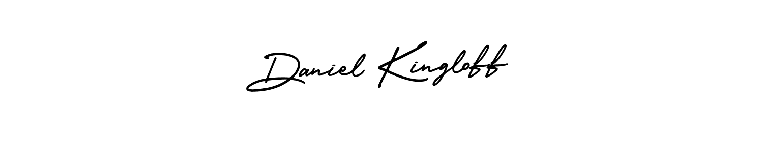 Make a beautiful signature design for name Daniel Kingloff. With this signature (AmerikaSignatureDemo-Regular) style, you can create a handwritten signature for free. Daniel Kingloff signature style 3 images and pictures png