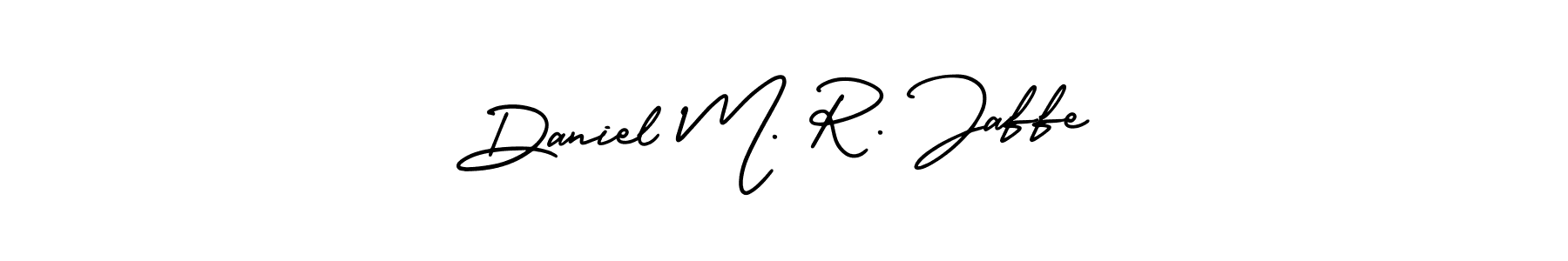 This is the best signature style for the Daniel M. R. Jaffe name. Also you like these signature font (AmerikaSignatureDemo-Regular). Mix name signature. Daniel M. R. Jaffe signature style 3 images and pictures png