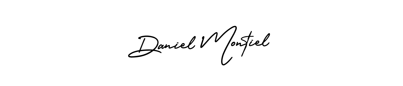 Create a beautiful signature design for name Daniel Montiel. With this signature (AmerikaSignatureDemo-Regular) fonts, you can make a handwritten signature for free. Daniel Montiel signature style 3 images and pictures png