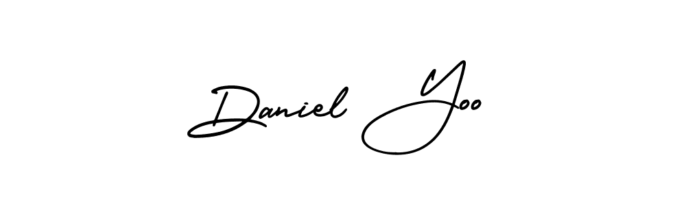 Make a beautiful signature design for name Daniel Yoo. With this signature (AmerikaSignatureDemo-Regular) style, you can create a handwritten signature for free. Daniel Yoo signature style 3 images and pictures png