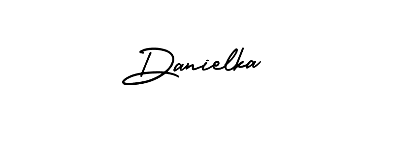 Use a signature maker to create a handwritten signature online. With this signature software, you can design (AmerikaSignatureDemo-Regular) your own signature for name Danielka. Danielka signature style 3 images and pictures png