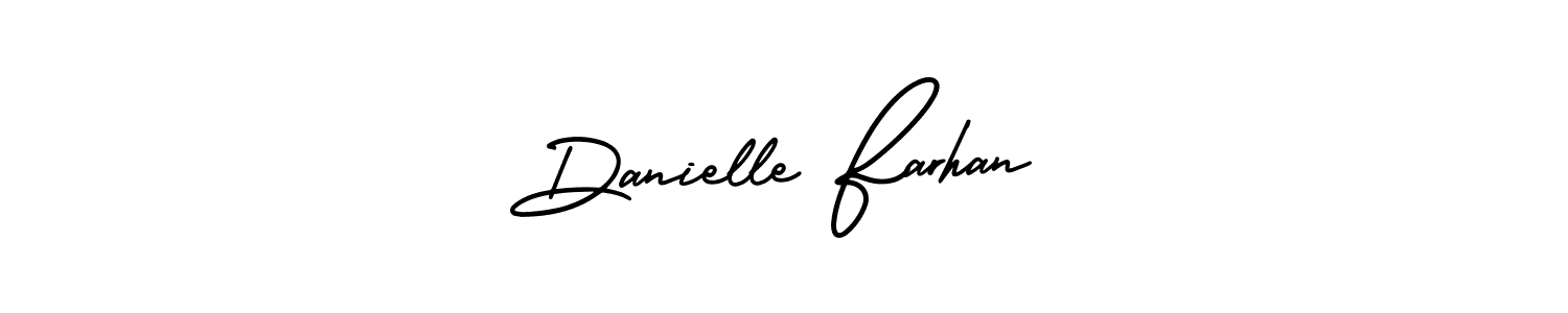 Make a beautiful signature design for name Danielle Farhan. Use this online signature maker to create a handwritten signature for free. Danielle Farhan signature style 3 images and pictures png