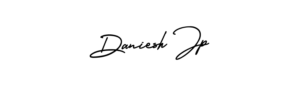 How to make Daniesh Jp signature? AmerikaSignatureDemo-Regular is a professional autograph style. Create handwritten signature for Daniesh Jp name. Daniesh Jp signature style 3 images and pictures png