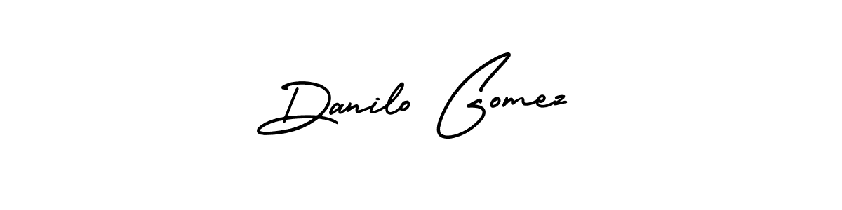 It looks lik you need a new signature style for name Danilo Gomez. Design unique handwritten (AmerikaSignatureDemo-Regular) signature with our free signature maker in just a few clicks. Danilo Gomez signature style 3 images and pictures png