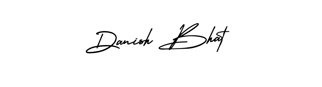 if you are searching for the best signature style for your name Danish Bhat. so please give up your signature search. here we have designed multiple signature styles  using AmerikaSignatureDemo-Regular. Danish Bhat signature style 3 images and pictures png