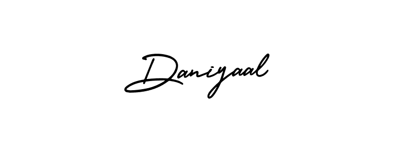 How to Draw Daniyaal signature style? AmerikaSignatureDemo-Regular is a latest design signature styles for name Daniyaal. Daniyaal signature style 3 images and pictures png