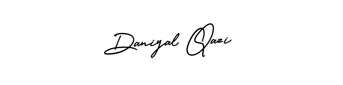 Best and Professional Signature Style for Daniyal Qazi. AmerikaSignatureDemo-Regular Best Signature Style Collection. Daniyal Qazi signature style 3 images and pictures png