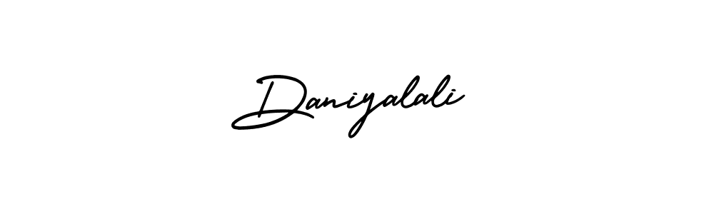 How to Draw Daniyalali signature style? AmerikaSignatureDemo-Regular is a latest design signature styles for name Daniyalali. Daniyalali signature style 3 images and pictures png