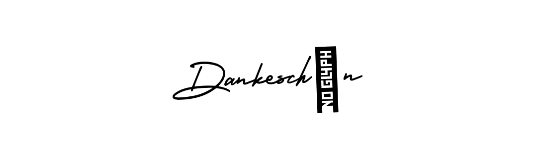 You should practise on your own different ways (AmerikaSignatureDemo-Regular) to write your name (Dankeschön) in signature. don't let someone else do it for you. Dankeschön signature style 3 images and pictures png