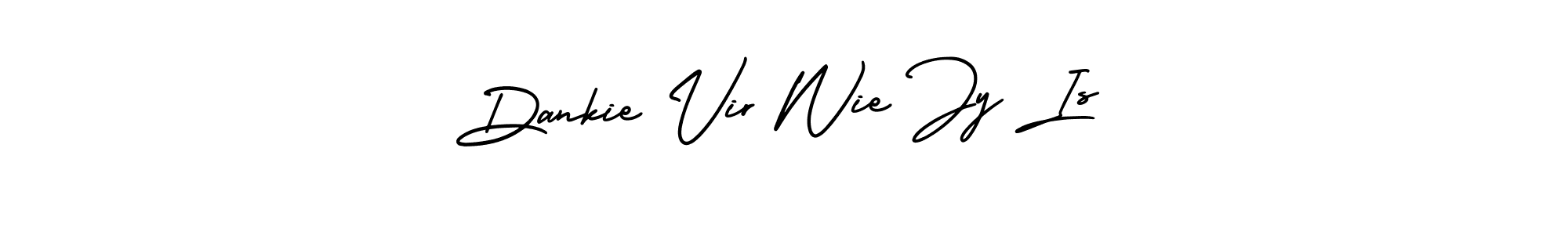 Create a beautiful signature design for name Dankie Vir Wie Jy Is. With this signature (AmerikaSignatureDemo-Regular) fonts, you can make a handwritten signature for free. Dankie Vir Wie Jy Is signature style 3 images and pictures png
