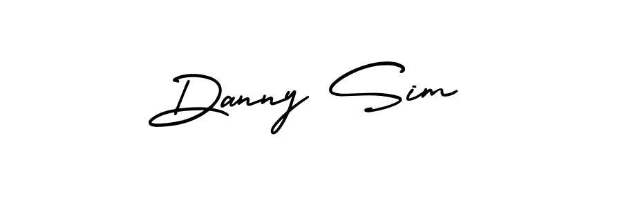 Make a beautiful signature design for name Danny Sim. With this signature (AmerikaSignatureDemo-Regular) style, you can create a handwritten signature for free. Danny Sim signature style 3 images and pictures png