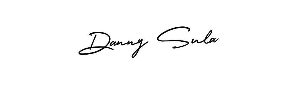 Create a beautiful signature design for name Danny Sula. With this signature (AmerikaSignatureDemo-Regular) fonts, you can make a handwritten signature for free. Danny Sula signature style 3 images and pictures png