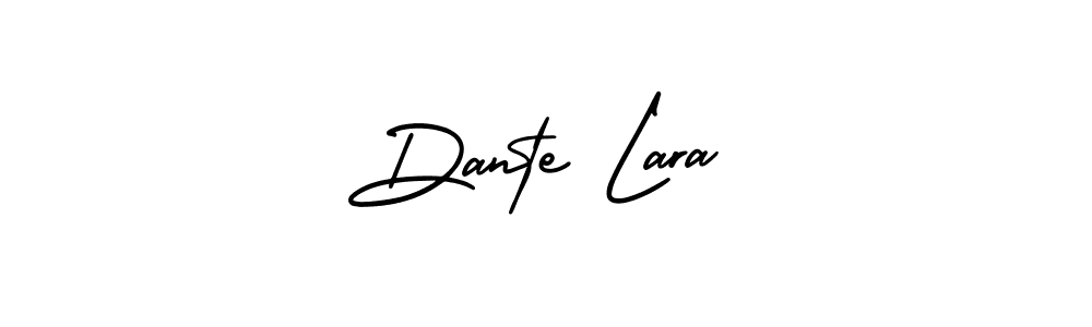 Dante Lara stylish signature style. Best Handwritten Sign (AmerikaSignatureDemo-Regular) for my name. Handwritten Signature Collection Ideas for my name Dante Lara. Dante Lara signature style 3 images and pictures png