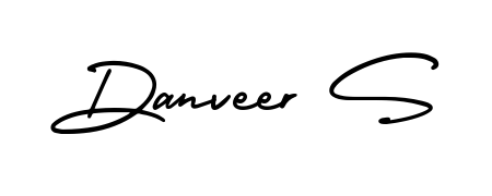 The AmerikaSignatureDemo-Regular font gives name Danveer S a signature that looks effortless yet distinguished. Download high-res PNG instantly. Danveer S signature style 3 images and pictures png