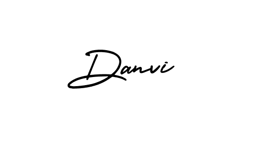 Design your own signature with our free online signature maker. With this signature software, you can create a handwritten (AmerikaSignatureDemo-Regular) signature for name Danvi. Danvi signature style 3 images and pictures png