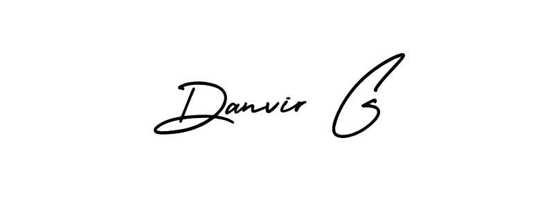 Also You can easily find your signature by using the search form. We will create Danvir G name handwritten signature images for you free of cost using AmerikaSignatureDemo-Regular sign style. Danvir G signature style 3 images and pictures png