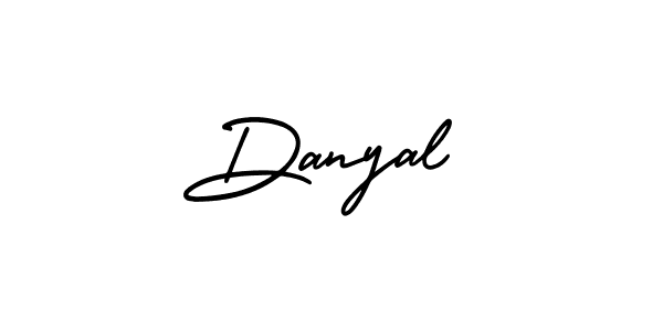 Best and Professional Signature Style for Danyal. AmerikaSignatureDemo-Regular Best Signature Style Collection. Danyal signature style 3 images and pictures png