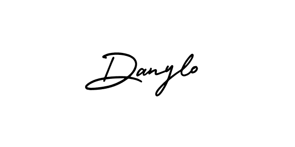 Create a beautiful signature design for name Danylo. With this signature (AmerikaSignatureDemo-Regular) fonts, you can make a handwritten signature for free. Danylo signature style 3 images and pictures png