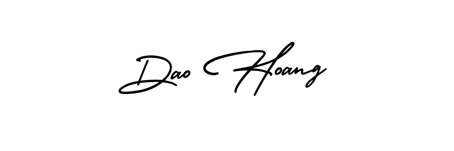 It looks lik you need a new signature style for name Dao Hoang. Design unique handwritten (AmerikaSignatureDemo-Regular) signature with our free signature maker in just a few clicks. Dao Hoang signature style 3 images and pictures png