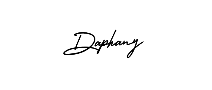 How to make Daphany name signature. Use AmerikaSignatureDemo-Regular style for creating short signs online. This is the latest handwritten sign. Daphany signature style 3 images and pictures png