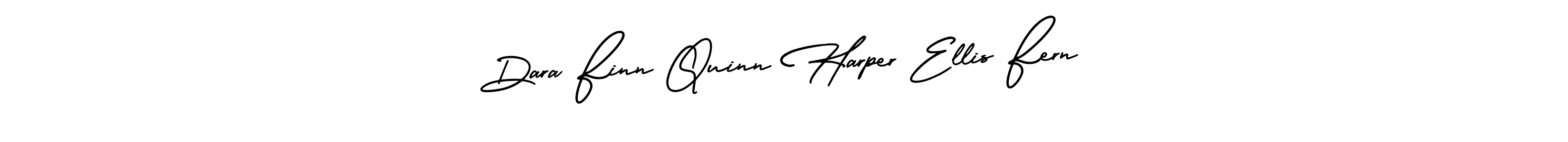 How to Draw Dara Finn Quinn Harper Ellis Fern signature style? AmerikaSignatureDemo-Regular is a latest design signature styles for name Dara Finn Quinn Harper Ellis Fern. Dara Finn Quinn Harper Ellis Fern signature style 3 images and pictures png