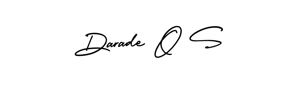 Also we have Darade O S name is the best signature style. Create professional handwritten signature collection using AmerikaSignatureDemo-Regular autograph style. Darade O S signature style 3 images and pictures png