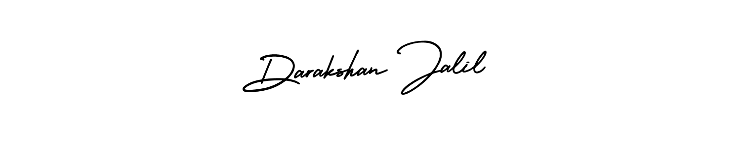 How to make Darakshan Jalil signature? AmerikaSignatureDemo-Regular is a professional autograph style. Create handwritten signature for Darakshan Jalil name. Darakshan Jalil signature style 3 images and pictures png