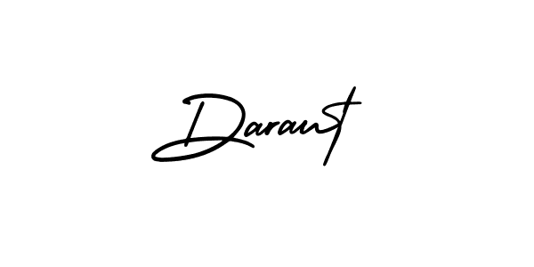 How to make Daraut signature? AmerikaSignatureDemo-Regular is a professional autograph style. Create handwritten signature for Daraut name. Daraut signature style 3 images and pictures png