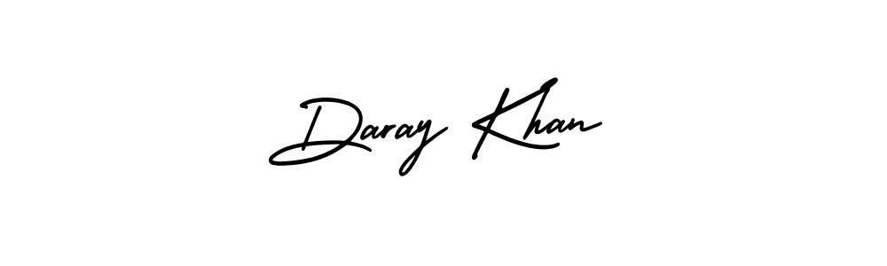 Similarly AmerikaSignatureDemo-Regular is the best handwritten signature design. Signature creator online .You can use it as an online autograph creator for name Daray Khan. Daray Khan signature style 3 images and pictures png