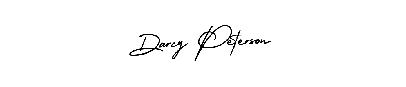 It looks lik you need a new signature style for name Darcy Peterson. Design unique handwritten (AmerikaSignatureDemo-Regular) signature with our free signature maker in just a few clicks. Darcy Peterson signature style 3 images and pictures png